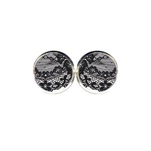 Black Lace Earrings